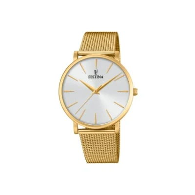 Imagen de Festina Mineralglas Reloj, Mujer, Talla: One Size, Goldfarben