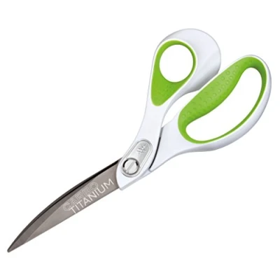 Imagen de Westcott E 16445 00 Tijera Carbo recubierta de nitruro titanio, 23.8 cm, color verde/blanco