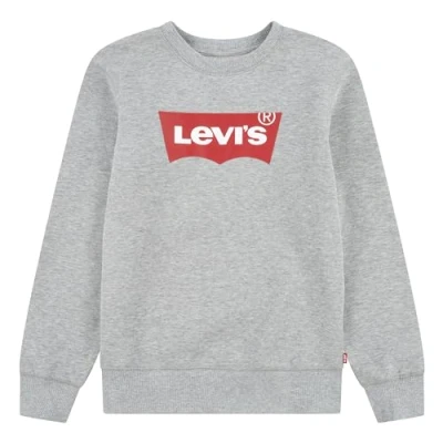Imagen de Levi&#039;s Lvb Batwing Crewneck Sudadera, Grey Heather, 3 años para Niños