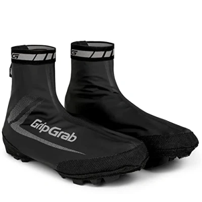 Imagen de GripGrab Cubrezapatillas RaceAqua X Waterproof Ciclismo MTB CX Gravel Cubrebotas Impermeables Cortavientos Bicicleta