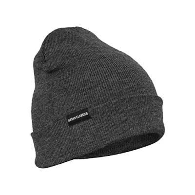 Imagen de Urban Classics Basic FLAP Gorro, Hombre, Talla: One Size, Charcoal