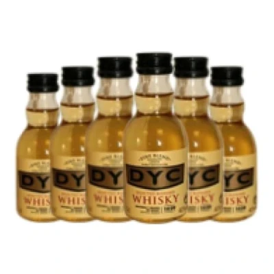 Imagen de Whisky Blended DYC Botellín Miniatura 5 cl (Caja de 6 cl)