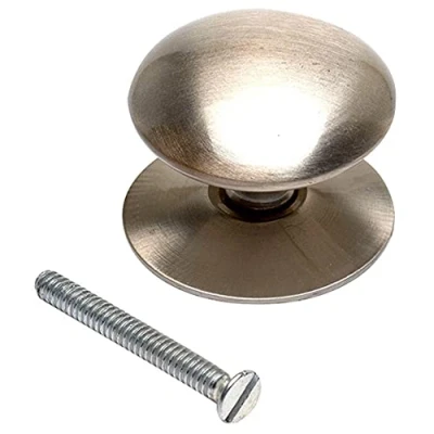 Imagen de Merriway bh05197 tirador de puerta estilo victoriano níquel satinado 32 mm