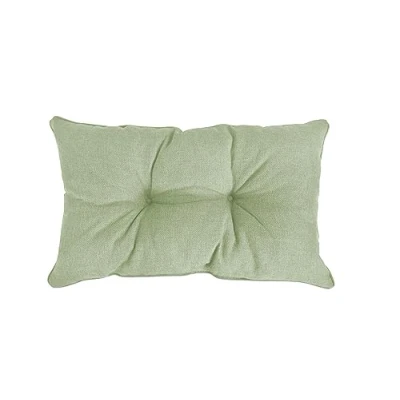 Imagen de POKAR Cojines Lounge Exterior Cojin Respaldo Muebles Mimbre Jardín para Silla Fundas 60x40x10 cm, Verde