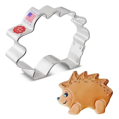 Imagen de Ann Clark Cookie Cutters Cortador de galletas erizo 8,9 cm Acero fabricado en EE. UU.