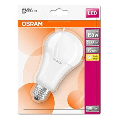Imagen de Osram Star Classic a Lámpara LED E27, 19 W, Blanco