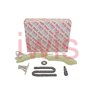 Imagen de AIC 59101Set Juego de cadena distribución con carril deslizamiento, tensor cadena, rueda dentada cigüeñal Símplex, cerrada