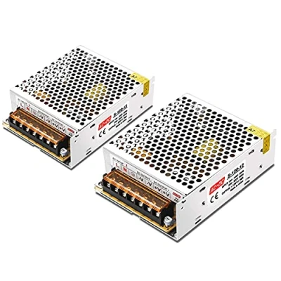 Imagen de LEDMO 2 Pcs 12V 10A 120W Transformador de Potencia, Fuente Alimentación, Voltaje para la Tira LED