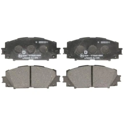 Imagen de DELPHI LP2006 Juego de pastillas freno no preparado para indicador desgaste sin chapa antichirridos accesorios TOYOTA: Yaris II Hatchback