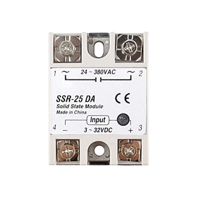 Imagen de Diymore SSR 25DA Módulo de relé estado sólido 25A/250V 3 32V entrada DC 24 380VAC