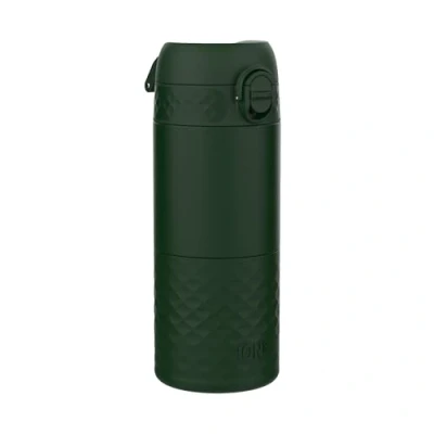 Imagen de Ion8 Vaso Termo Cafe Para Llevar, a Prueba de Fugas, Cerradura Seguro, Sin Derrames en Tránsito, Tapa Higiénica, Fácil Limpiar, Acero Inoxidable, Aislada al Vacío, Verde Oscuro