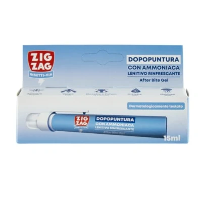Imagen de ZIG ZAG, Pluma de dopopuntura calmante con amoniaco, Alivia la sensación picazón, indicado para picaduras Insectos, Contenido 15 ml