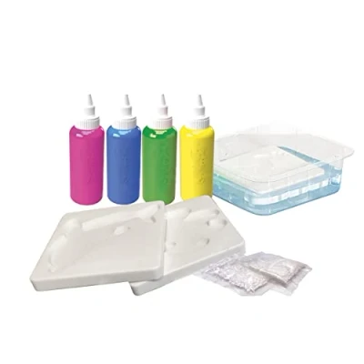 Imagen de Simba Aquagelz Starter Set, Crea Figuras Blanditas en 3D, Incluye 3 botes de colores, 2 moldes, sobres mezcla y un bol (106322561)