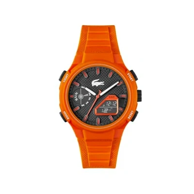 Imagen de Lacoste Reloj de Cuarzo Multifuncional Analógico Digital para hombre Colección LC33 Collection con Correa en silicona