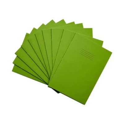 Imagen de RHINO VEX668 1205 4 Paquete de 10 cuadernos hojas rayadas A4, verde