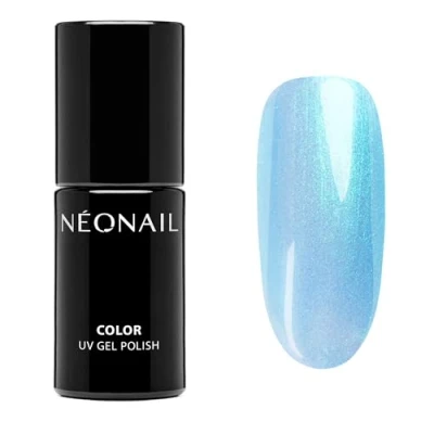 Imagen de NEONAIL Pintauñas Semipermanentes 7,2 ml Azul Shimmering Waves Esmaltes Para Uñas Manicura Nail Art Laca De Esmalte