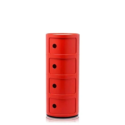 Imagen de Kartell Componibili Cajonera, Rojo, 32 x 77 cm, 4 elementos