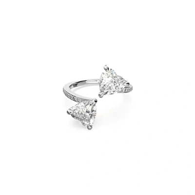 Imagen de Swarovski Anillo Attract Soul, Corazón, Blanco, Baño de rodio