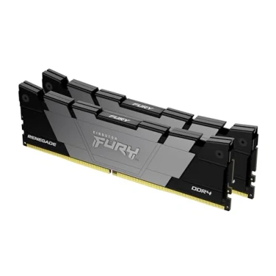 Imagen de Kingston FURY Renegade 32GB 4600 DDR4 CL19 DIMM (Kit de 2) 1Gx8 Memoria gamer para Ordenadores sobremesa KF446C19RB12K2/32
