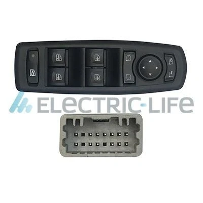 Imagen de ELECTRIC LIFE ZRRNP76002 Interruptor, elevalunas Delante, izquierda RENAULT: MEGANE 3, 3 Grandtour, LAGUNA norauto, oscaro, mister auto