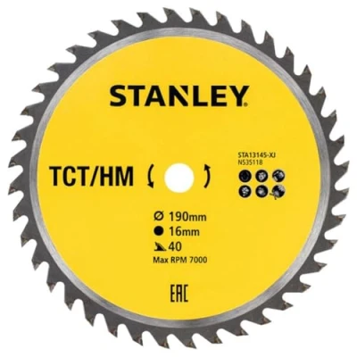 Imagen de Hoja TCT. ø 190x16 mm. 40 dientes positivos ATB