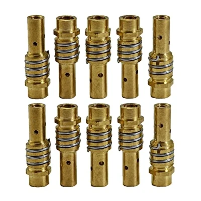 Imagen de RIVERWELD Difusor de soporte punta 002.0078 Fit 15AK MB15 MIG MAG Co2 Contacto antorcha soldadura 10pk