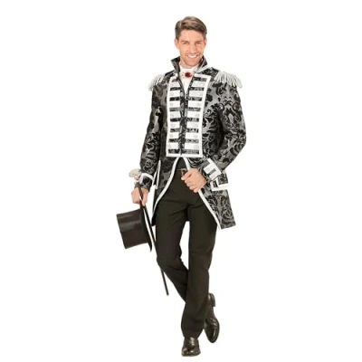 Imagen de &quot;SILVER JACQUARD PARADE TAILCOAT&quot; for man (XL)