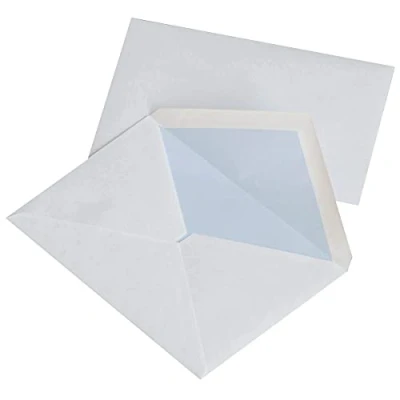 Imagen de Sobres con pegamento OFFICE PRODUCTS NK C6 114 x 162 mm, 75 g/m², 50 unidades, color blanco, formato C6, peso de superficie (g/m2) 75, dimensiones (mm)