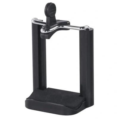 Imagen de Soporte móvil Hama Universal, Para trípodes y palos selfie, 8.20 cm, 1/4&quot;, Negro