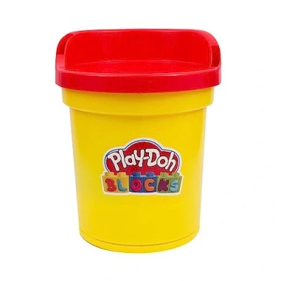 Imagen de Grandi Giochi Play Doh Blocks, Cubo/Silla contenedora, 17 Piezas con construcción y Pasta para modelar, Pld02000