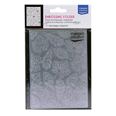 Imagen de Vaessen Creative Carpeta de Embossing, Cartón, Transparent, 14,6x10,8x0,5