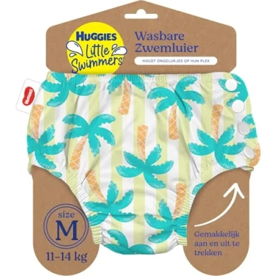 Imagen de Huggies Little Swimmers Pañal Bañador Reusable Talla 3 4 Tropical P1