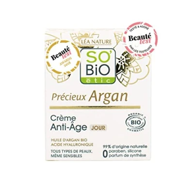 Imagen de So Bio Etic Crema DE Dia ANTIEDAD hialuronico argan 50ml. Bio, Negro, Estandar