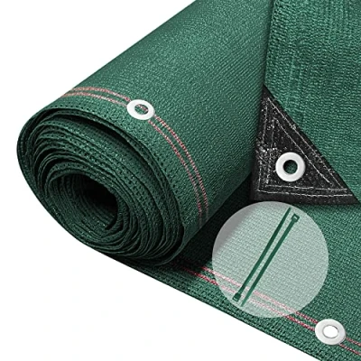 Imagen de VOUNOT Malla Sombreo y Ocultación 1x10m, Valla Privacidad 230 g/m² HDPE Protección UV, Red de Sombra con Bridas, para Jardín, Huerto, Balcón, Verde