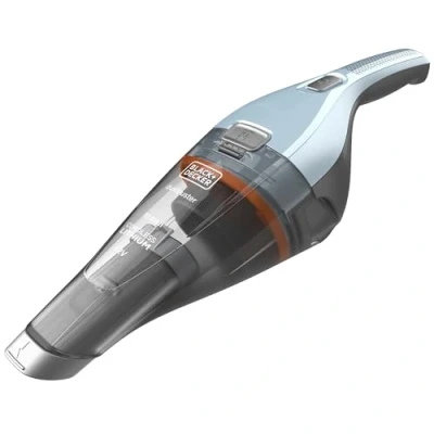 Imagen de Black+Decker Aspiradora de Mano inalámbrica 7,2 V, batería Litio 1,5 Ah, Base Carga, Tecnología Filtrado, Filtro Lavable, Alcance en áreas difícil Acceso, NVC215W QW