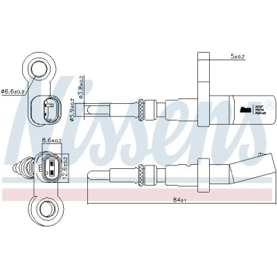 Imagen de NISSENS 207017 Sensor de Temperatura del Refrigerante VOLKSWAGEN: Crafter Furgón, Transporter 6