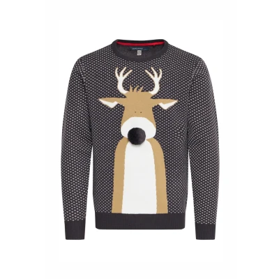 Imagen de Blend Rudolph Sudadera, Hombre, Talla: 3XL, Navy/nose