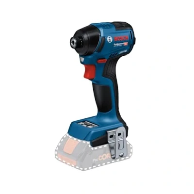 Imagen de Bosch Professional 18V System atornillador impacto batería GDR 220 C (3400 rpm, par giro Nm, motor Brushless sin escobillas, batería/cargador, 1 gancho cinturón, portapuntas)