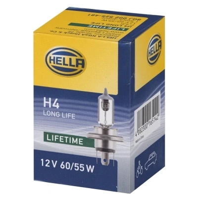 Imagen de HELLA 8GJ 002 525 481 Lámpara, faro principal H4 12 60/55 SEAT: Ibiza 2, 3, VOLKSWAGEN: GOLF TRANSPORTER 3 Variant