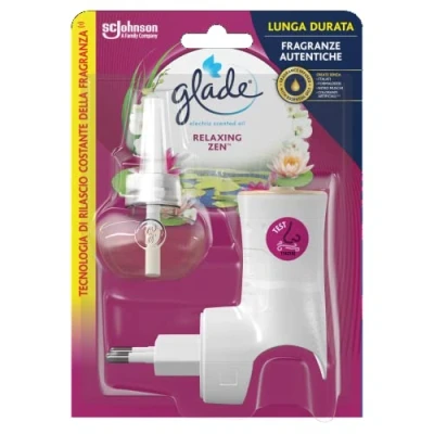 Imagen de Glade Difusor eléctrico de aceites esenciales + Recarga Fragancia Relaxing Zen 20 ml