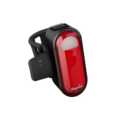 Imagen de Fenix BC05R v2.0, luz Trasera Recargable para Bicicleta, 15 lúmenes, 50 m, 120 Horas máximo, Modos Constante y Flash, Carga USB C, Clip el Cuerpo Correr, Senderismo Caminar, Gran Angular