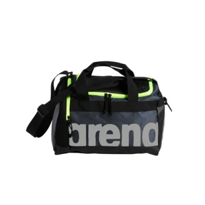 Imagen de ARENA Spiky III Duffle 25 Bolsa de Deporte, Unisex Adulto, Dark_Smoke Neon_Yellow (Multicolor), Talla Única
