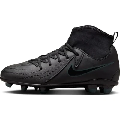 Imagen de Nike Performance JR Phantom LUNA II CLUB FG/MG Unisex Botas de fútbol con tacos para niños, Talla: 34, Black/deep jungle Zapatos
