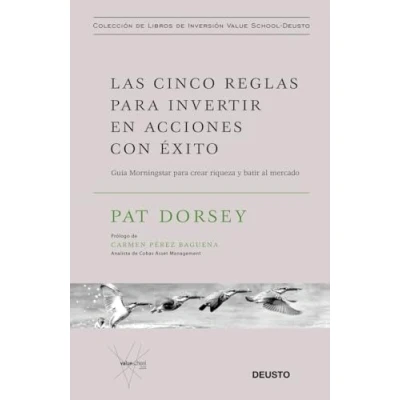 Imagen de Las cinco reglas para invertir en acciones con éxito: Guía Morningstar crear riqueza y batir al mercado (Colección de libros inversión Value School)