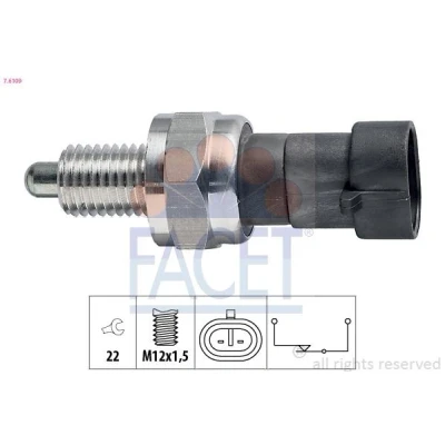 Imagen de FACET 7.6109 Interruptor, piloto de marcha atrás Made in Italy OE Equivalent OPEL: Omega A Berlina