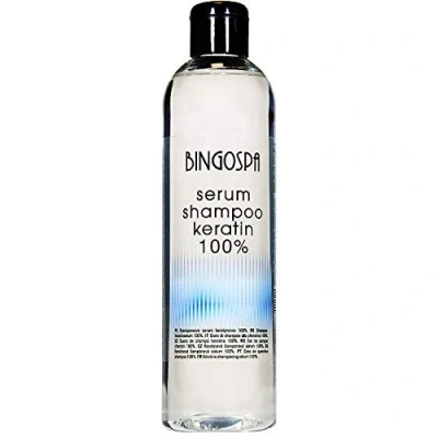 Imagen de BINGOSPA Champú sérico con queratina contra la rotura del cabello y las puntas abiertas 300 ml