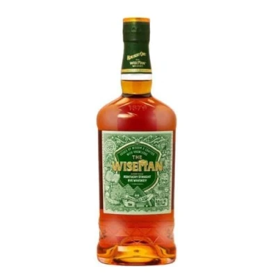 Imagen de bourbon Rye whisky Kentucky Owl The Wiseman. Burbon de Kentucky, centeno con notas canela y nuez. artesanal. Para beber solo o en cócteles. 50,4% alcohol por volumen. 70cl