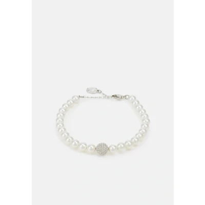 Imagen de Swarovski Pulsera Strand Remix Collection, Crystal Pearls, Pavé Blanco, Baño de Rodio