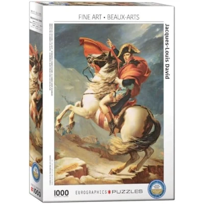 Imagen de EuroGraphics Napoleon Crossing The Alps: Art Jigsaw Puzzle 1000 Pieces Rompecabezas, Multicolor (6000 5889)