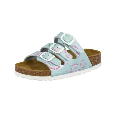 Imagen de Lico Bioline Flower Kids, Zapatillas de Estar por casa, Mint, 32 EU